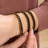 Or x Noir | Bracelet DOT de l'amitié